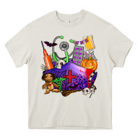 Cream zombie nurse   halloween Heavy Core Tee - AdoDesignShop