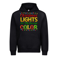 Black christmas lights are my favorite color Urban Hoodie - FaDigitalArtStudio