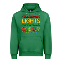 Emerald christmas lights are my favorite color Urban Hoodie - FaDigitalArtStudio