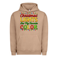 Pigment Burro christmas lights are my favorite color Urban Hoodie - FaDigitalArtStudio