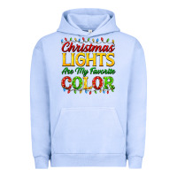 Pigment Grape Ice christmas lights are my favorite color Urban Hoodie - FaDigitalArtStudio