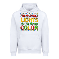 White christmas lights are my favorite color Urban Hoodie - FaDigitalArtStudio