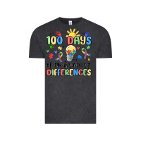 Vintage Black 100 days of embracing differences Vintage Tee - MaliasSmallBusiness