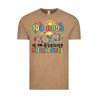 Vintage Coffee 100 days of embracing differences Vintage Tee - MaliasSmallBusiness