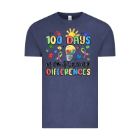 Vintage Denim 100 days of embracing differences Vintage Tee - MaliasSmallBusiness