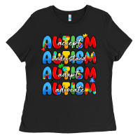 Black autism accept understand adopt advocate Ladies Tee - JahusDesignShop