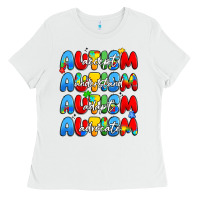 White autism accept understand adopt advocate Ladies Tee - JahusDesignShop