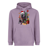 Lavender Christmas gnome Heavyweight Hoodie - CowGirlArtShop