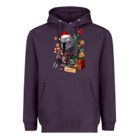 Plum Christmas gnome Heavyweight Hoodie - CowGirlArtShop