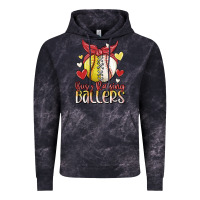 Cloud Black busy raising ballers Vintage Hoodie - MaliasSmallBusiness
