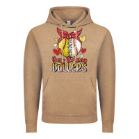 Vintage Coffee busy raising ballers Vintage Hoodie - MaliasSmallBusiness
