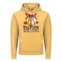 Vintage Mustard busy raising ballers Vintage Hoodie - MaliasSmallBusiness