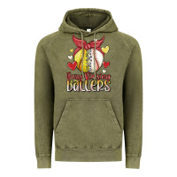 Vintage Olive busy raising ballers Vintage Hoodie - MaliasSmallBusiness