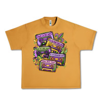 Peanut Butter mardi gras cassette tapes Urban Heavy Tee - MaliasSmallBusiness