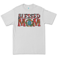 Dove Grey blessed mom christmas Premium Tee - AdoDesignShop