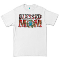 White blessed mom christmas Premium Tee - AdoDesignShop