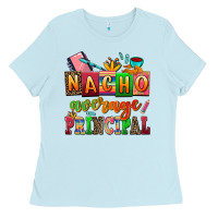 Baby Blue nacho average principal Ladies Tee - AdoDesignShop