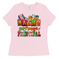 Bubblegum Pink nacho average principal Ladies Tee - AdoDesignShop