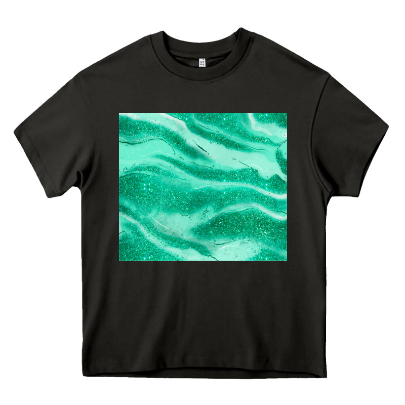 Green Glitter Heavy Core Tee by JahusDesignShop | Teevron