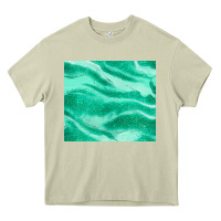 Mossy green glitter Heavy Core Tee - JahusDesignShop