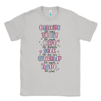 Moon Dust believe like mary trust like joseph valentine s da Classic Tee - MaliasSmallBusiness