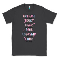 Smoke believe like mary trust like joseph valentine s da Classic Tee - MaliasSmallBusiness