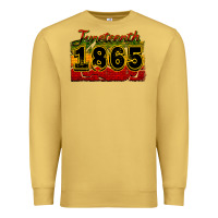 Antique Gold juneteenth 1865 Premium Sweatshirt - CowGirlArtShop