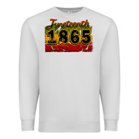 Dove Grey juneteenth 1865 Premium Sweatshirt - CowGirlArtShop