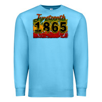 Ocean Blue juneteenth 1865 Premium Sweatshirt - CowGirlArtShop