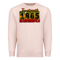 Pale Pink juneteenth 1865 Premium Sweatshirt - CowGirlArtShop