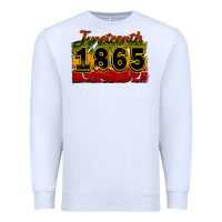 White juneteenth 1865 Premium Sweatshirt - CowGirlArtShop
