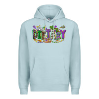 Blue Mist dietary mardi gras Premium Hoodie - CowGirlArtShop
