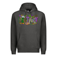Charcoal Heather dietary mardi gras Premium Hoodie - CowGirlArtShop