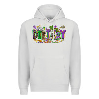 Dove Grey dietary mardi gras Premium Hoodie - CowGirlArtShop