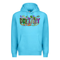 Ocean Blue dietary mardi gras Premium Hoodie - CowGirlArtShop