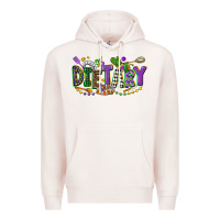 Pale Pink dietary mardi gras Premium Hoodie - CowGirlArtShop