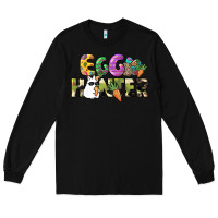 Black Egg hunter Long Sleeve Tee - NancyCooperArtShop