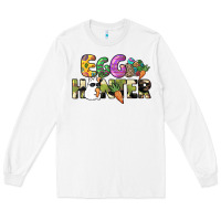 White Egg hunter Long Sleeve Tee - NancyCooperArtShop