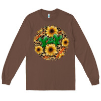 Chestnut leopard cactus sunflower Long Sleeve Tee - JahusDesignShop