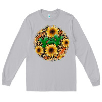 Moon Dust leopard cactus sunflower Long Sleeve Tee - JahusDesignShop