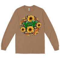 Toasted Coconut leopard cactus sunflower Long Sleeve Tee - JahusDesignShop