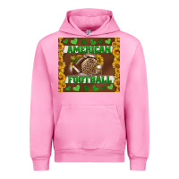Fuchsia Pink american football with sunflower tumbler Urban Hoodie - BundleAndBundleShop