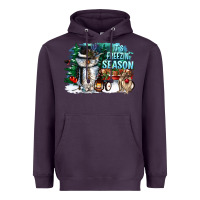 Plum its freezin season Heavyweight Hoodie - CowGirlArtShop