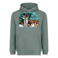 Sage its freezin season Heavyweight Hoodie - CowGirlArtShop