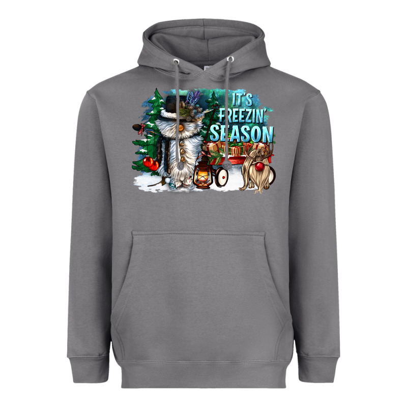 Its Freezin Season Heavyweight Hoodie by CowGirlArtShop | Teevron