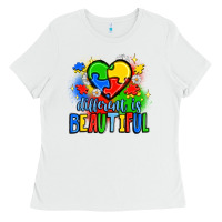 White different is beautiful Ladies Tee - JahusDesignShop