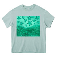 Arona green glitter star Heavy Core Tee - JahusDesignShop