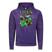 Cloud Purple lucky cowboy Vintage Hoodie - MaliasSmallBusiness