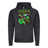 Vintage Black lucky cowboy Vintage Hoodie - MaliasSmallBusiness