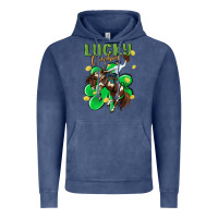 Vintage Denim lucky cowboy Vintage Hoodie - MaliasSmallBusiness